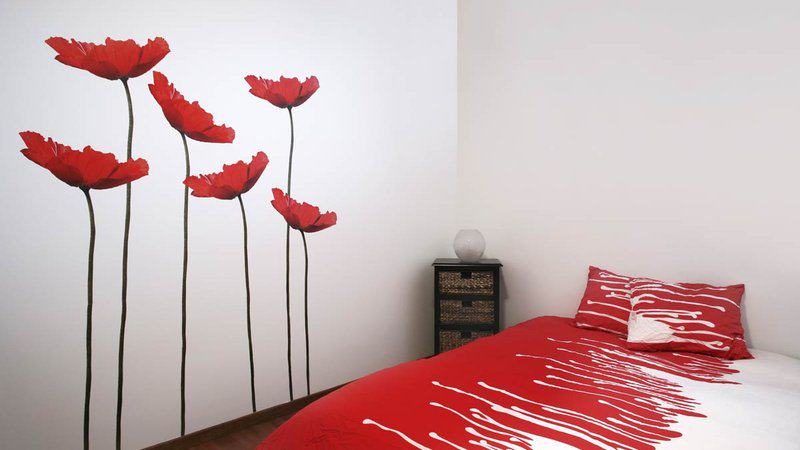 ozdoba ściany tulipany